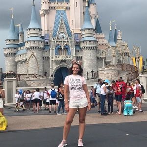 ❄️ Disney | Pink Disney Slogan T-Shirt